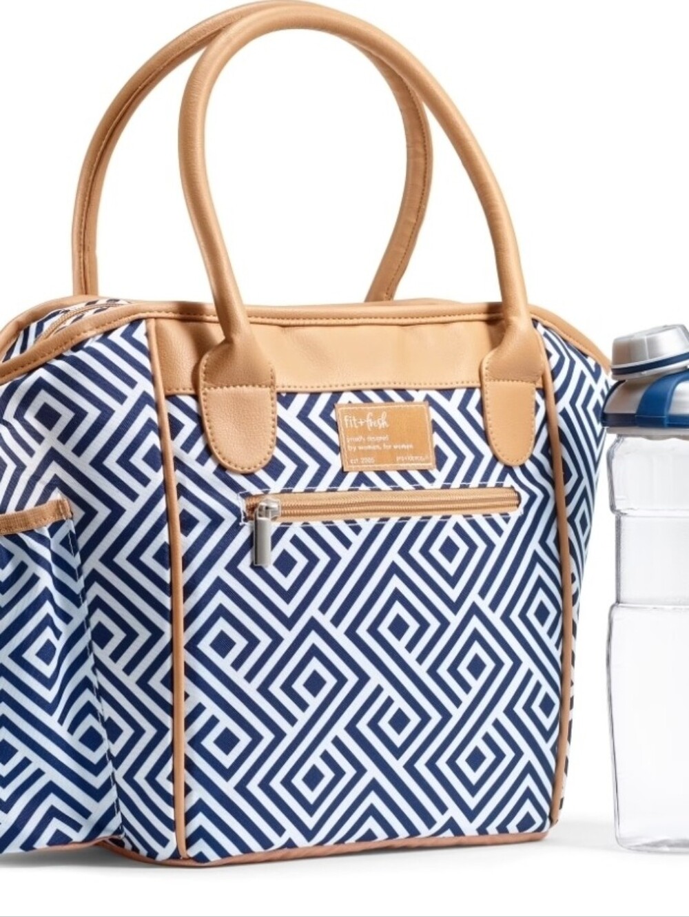 Fit And Fresh Beechwood Lunchtote With Water Bottle. NWT